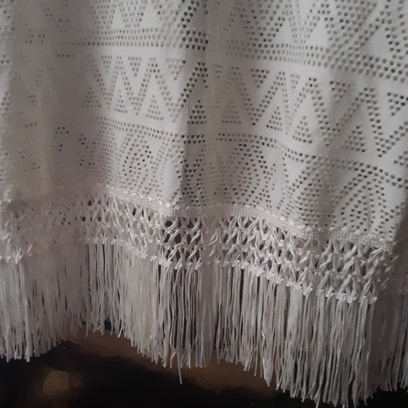 *3/$20* Apt. 9 Fringe Kimono Duster Cover Up - L - Picture 4 of 5